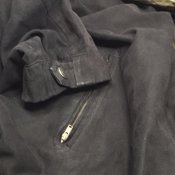 Men’s Black Jacket XXL 2X Black Gary Player Suede - Picture 5 of 8